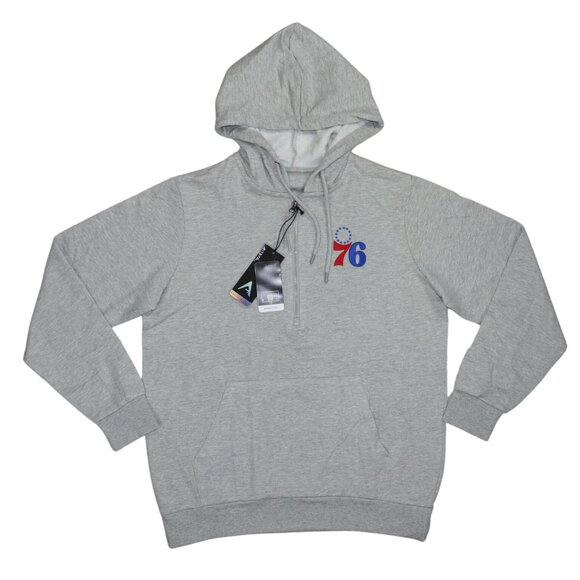 Philadelphia 76ers NBA Basketball Antigua 1/4 Zip Hoodie Sweatshirt NWT - Picture 1 of 2